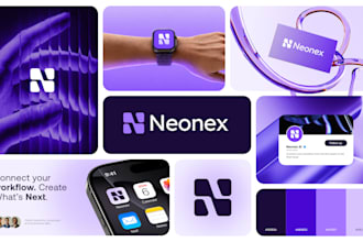 design corporate brand logo, brand identity, branding kit and corporate identity