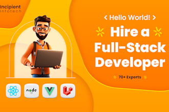 provide full stack developers react js next js  vue js mern