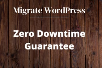 migrate wordpress or files from one server to another