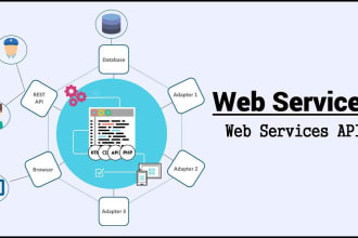 make for your a php or flask and django api and web services functions