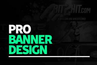 create a website banner or header
