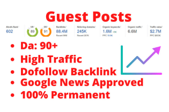 publish 100 guest post for top google rankings