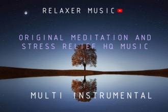 deliver a package with 10 hours of relaxing meditation music