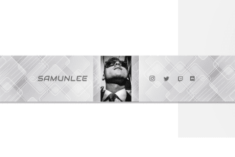 design attractive youtube channel art and profile logo