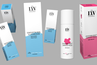 create 3d photorealistic packaging mockup and rendering