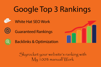 do SEO services to rank your website in google top 3 positions