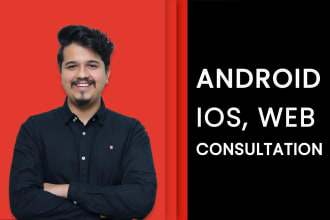 do android, ios or website project consultation over skype or zoom