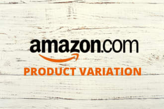 create,merge or fix your product listing and variations on amazon