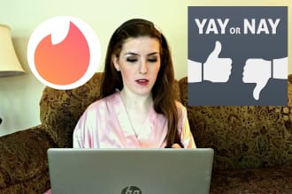review your tinder profile via a video or voice note