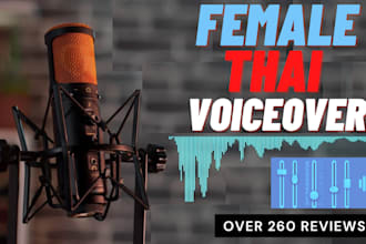 record professional thai voiceover 150 words