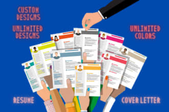 design ats compliant resume and cover letter