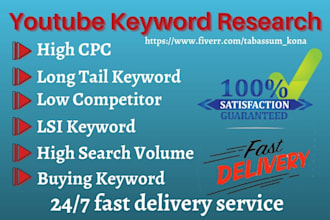 do deep keyword research for your youtube