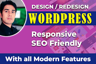 design wordpress or redesign wordpress website