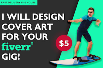 design fiverr gig image, thumbnail, cover photo in 12 hours