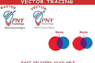 turn your normal image to vector graphics, logo tracing