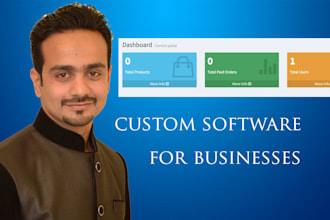 create custom online software for businesses
