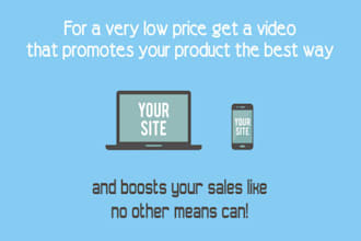 create a professional explainer, commercial or infographic video with voiceover