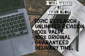 write well researched and innovative blogs or articles