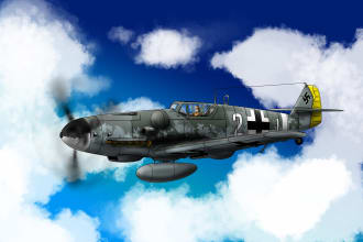 make an illustration of an airplane
