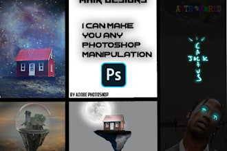 create you any photoshop art you want