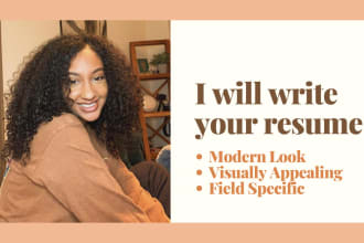 write your field specific resume