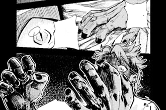 draw a cool manga pages for you