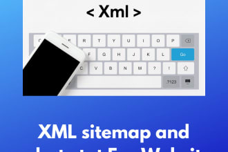 create and upload an XML sitemap and robots txt in 24 hours