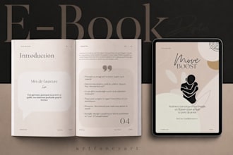 design ebook, worksheet, journal, planner, checklist