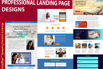 design getresponse, clickfunnels 2 0, mailchimp, leadpages, simvoly landing page