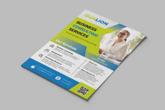 design flyer for  modern creative professional corporate business with flyers