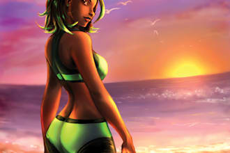 draw digital illustrations for you