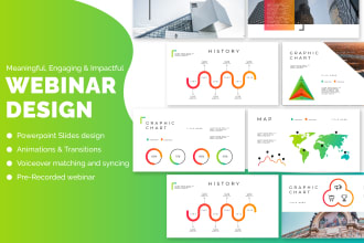 design presentation for webinar, webinar video, online course, lecture video vsl