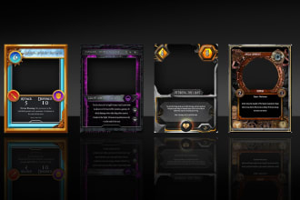 create custom tcg template, card art, tarot cards