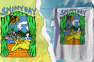 create awesome streetwear tshirt design for your brand