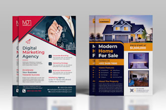 do flyer, catalog, price list and sell sheet design