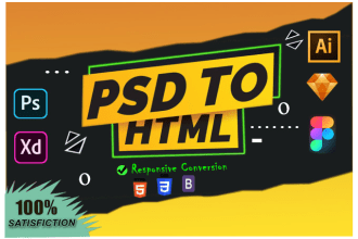 develop front end websites using html5 css3 js