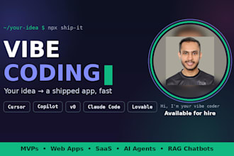 vibe code your mvp with cursor, claude code, v0, copilot and lovable