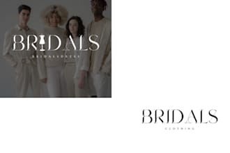 do unique and simple lettermarks or monograms logo for you