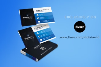 design professional modern business card