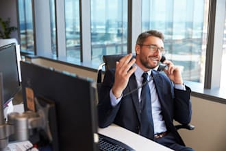 cold call, email, email, call