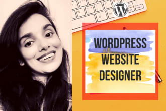 design a wordpress website and wordpress blog