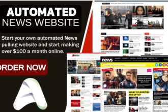 create the best automated news website monetized with ads ready to earn