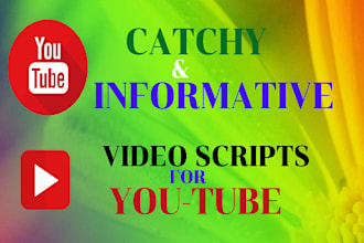 write a catchy and informative youtube script