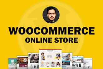 build woocommerce online store ecommerce website