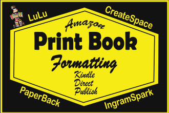 convert your file into paperback or ebook for lulu, ingramspark