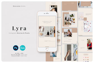 design an incredible instagram template for your business