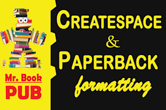 do KDP paperback, createspace book formatting