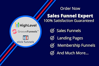 create funnels in groove funnels, go high level, and click funnels