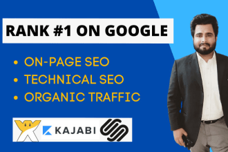 do onpage SEO of wix, kajabi, squarespace, and godaddy websites