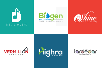 do flat minimalist clothing brand logo design